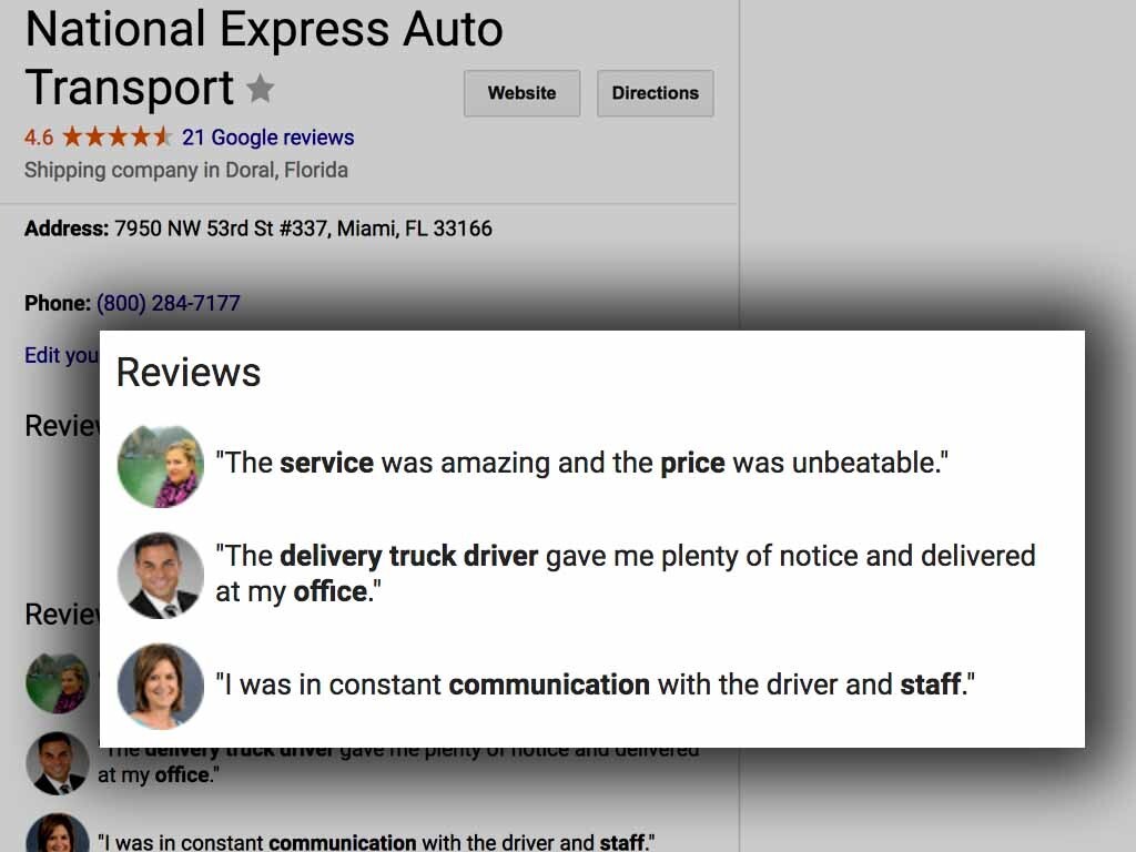auto transport reviews