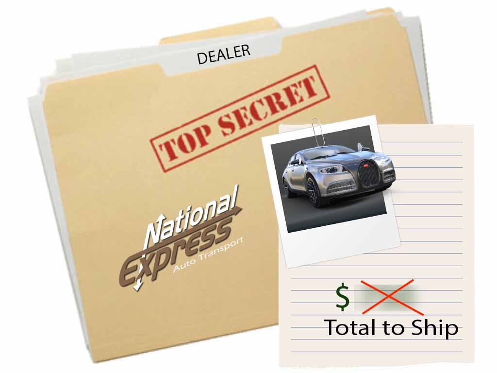 dealership auto transport - costs not disclosed to except who ordered the transport